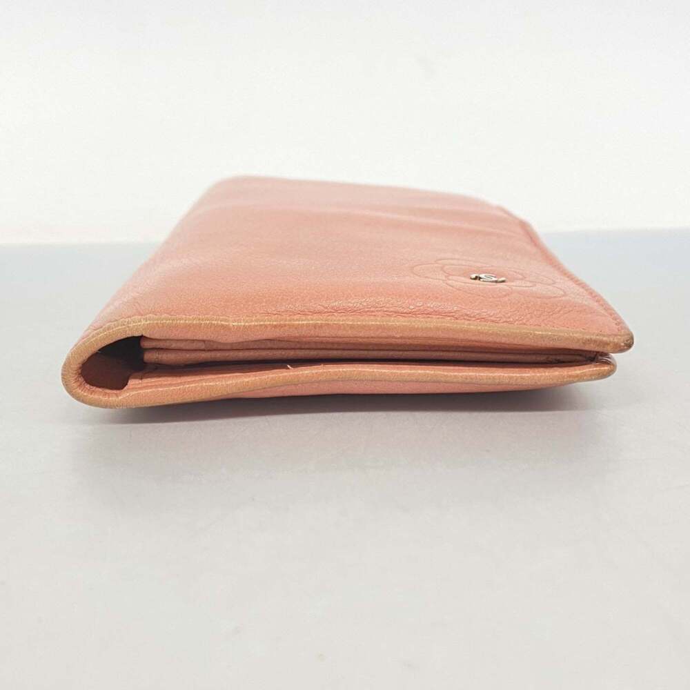 CHANEL Pink Leather Wallet - Picture 2 of 11